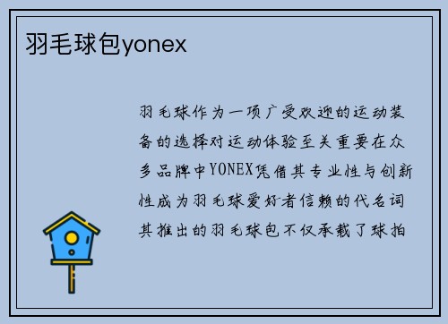 羽毛球包yonex
